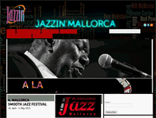 Tablet Screenshot of jazzinmallorca.com
